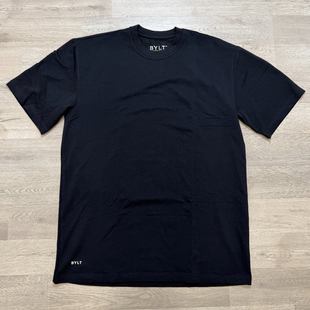 BYLT Shirt Men Sz L Premium Basics Box Lux Performance NWOT - Picture 1 of 7